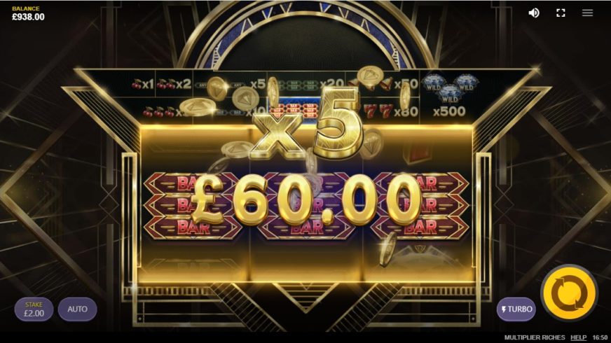 Multiplier Riches slot screen 3