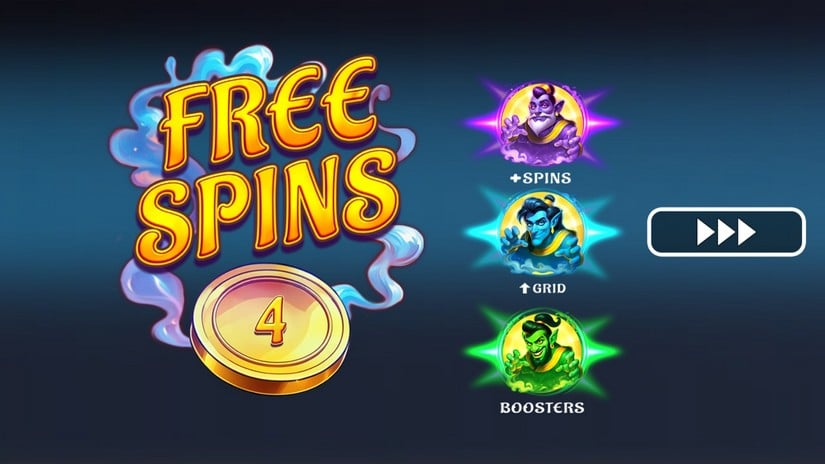 3 Power Genies slot screen 3