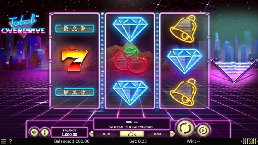 Total Overdrive slot screen 1