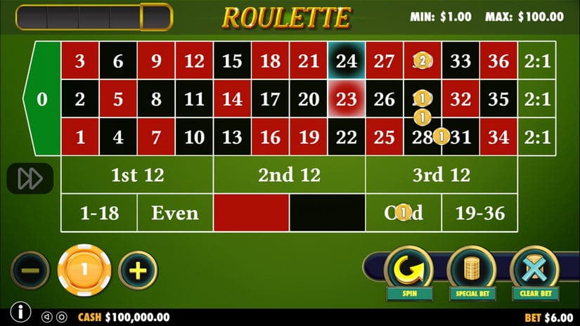 Roulette — Play Online & Free Demo slot screen 0