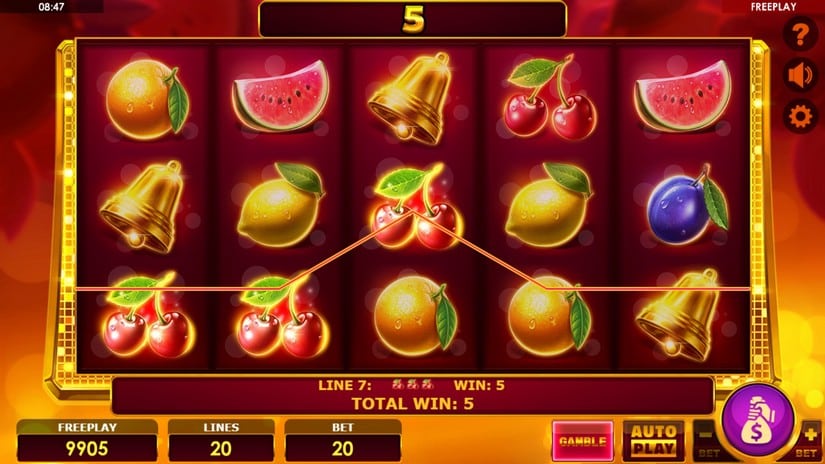 Book Of Fruits 20 slot screen 2