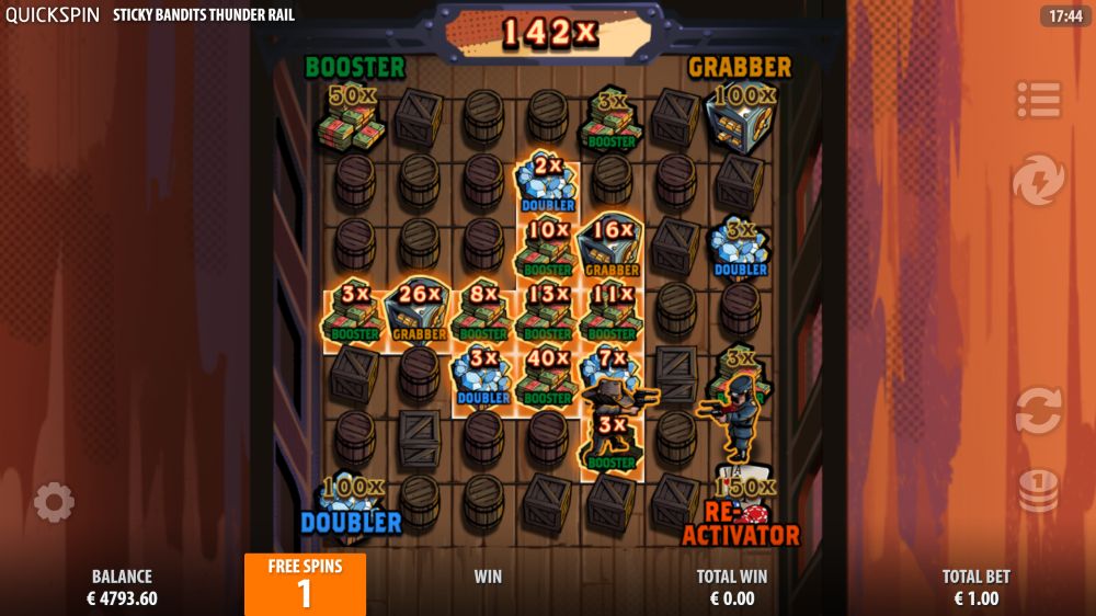 Sticky Bandits Thunder Rail play for free