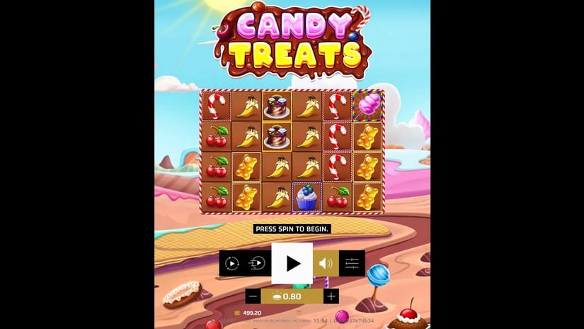 Candy Treats slot screen 1