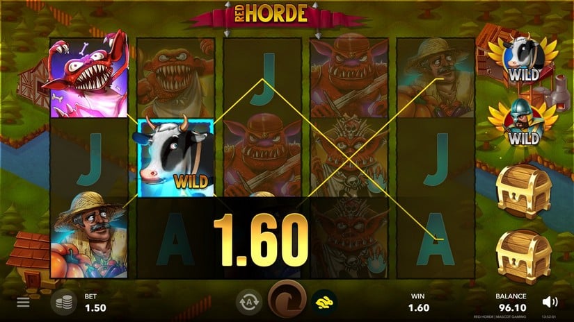 Red Hord slot screen 2