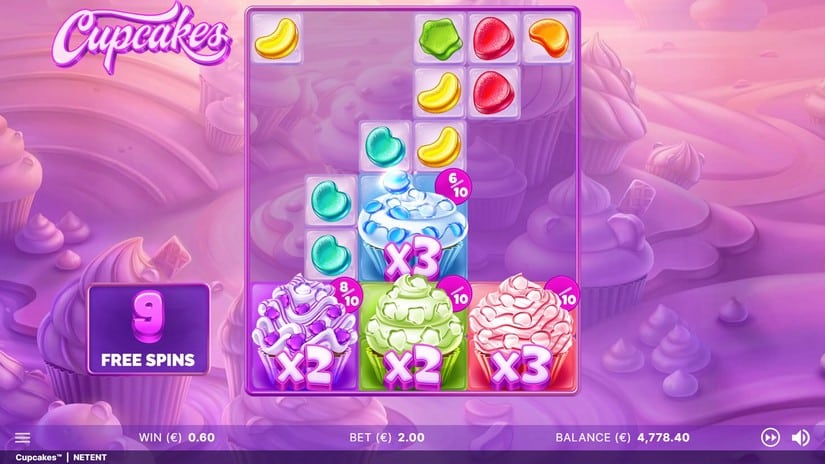 Cupcakes slot screen 5