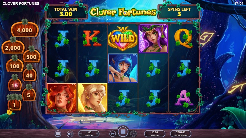 Clover Fortunes slot screen 6