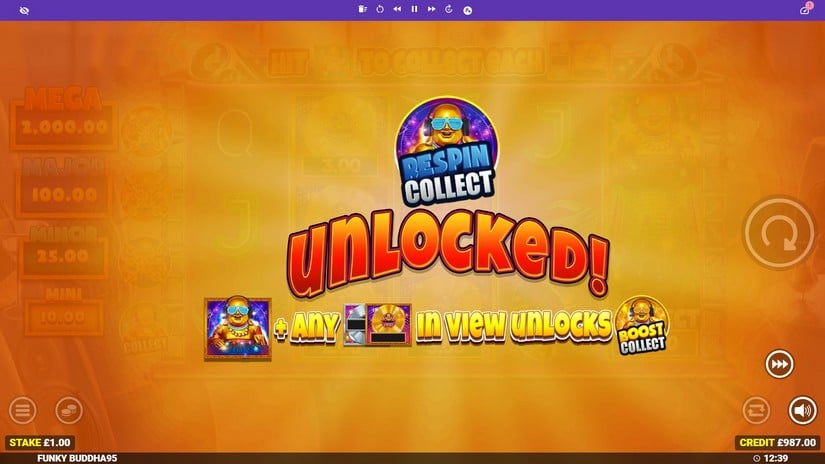 Funky Buddha slot screen 3