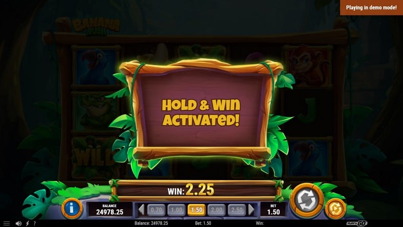 Banana Rush slot screen 3