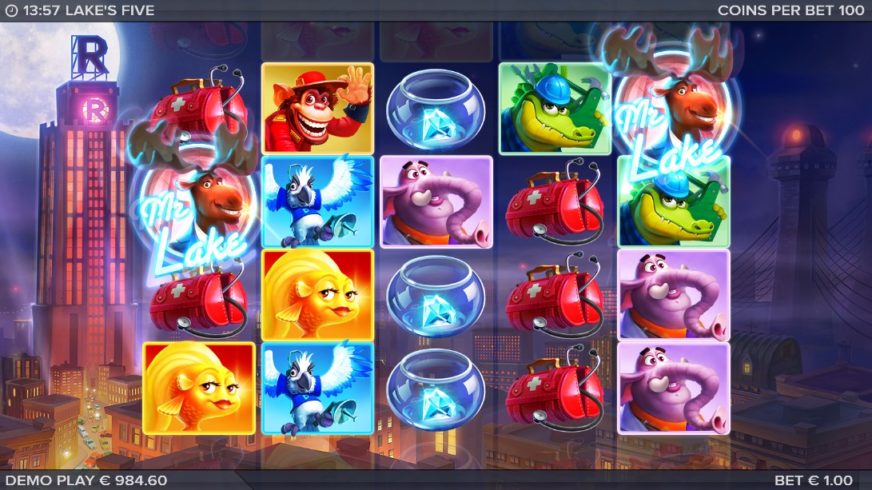 Lake’s Five slot screen 3