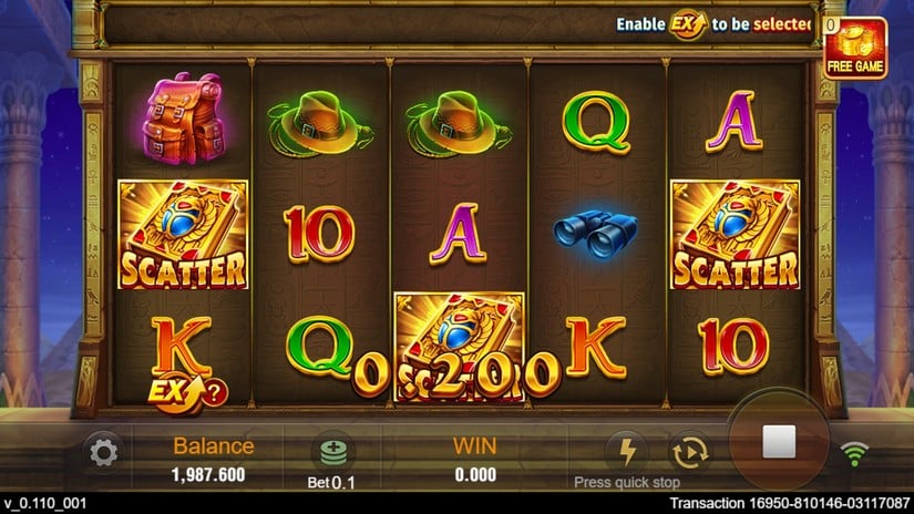 Book of Gold slot screen 2