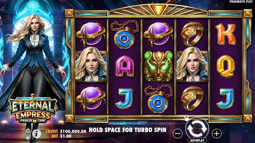 Eternal Empress – Freeze Time slot screen 1