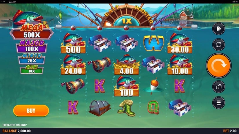 Fintastic Fishing slot screen 1