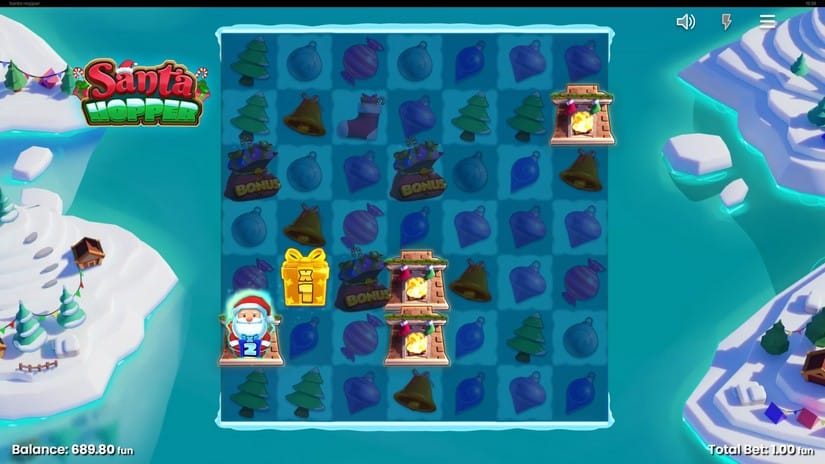 Santa Hopper slot screen 4