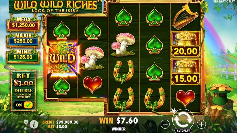 Wild Wild Riches Megaways slot screen 2
