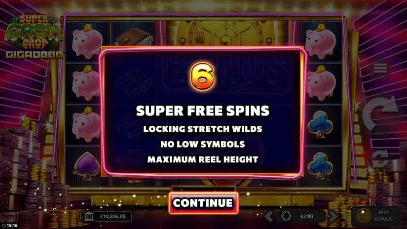 Super Cash Drop Gigablox slot screen 5