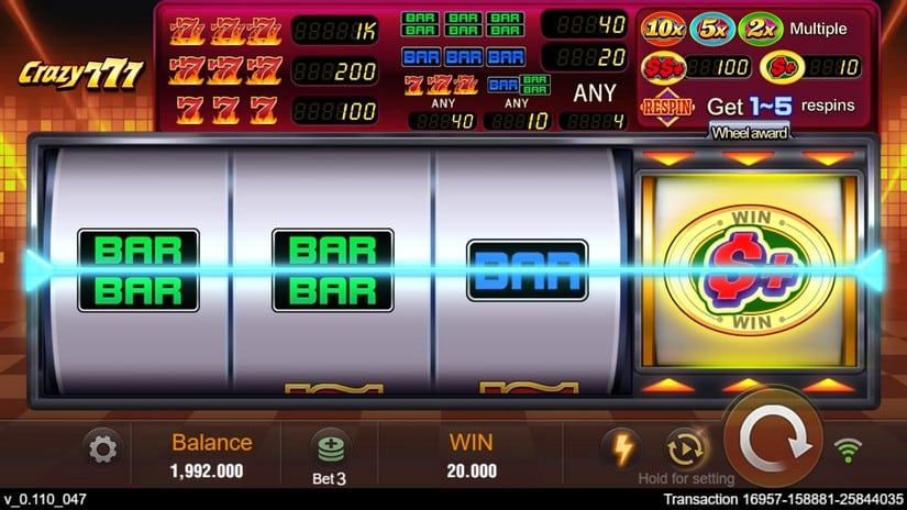 Crazy 777 Slot – RTP, Features, Free Demo Play & slot screen 3