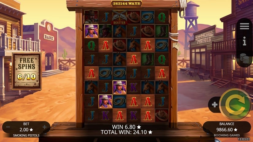 Smoking Pistols slot screen 6