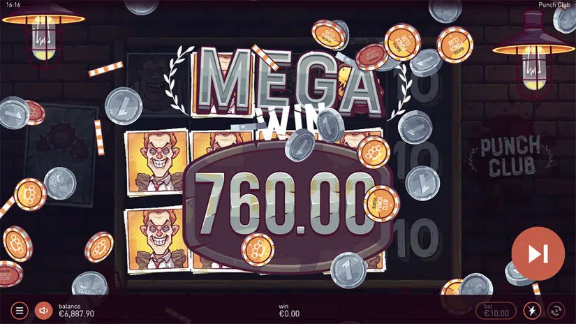 Punch Club slot screen 3