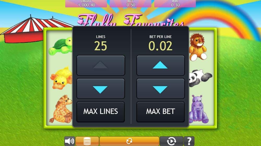 Play Fluffy Favourites slot for free