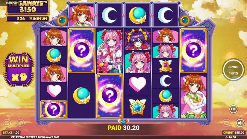 Celestial Sisters Megaways slot screen 5