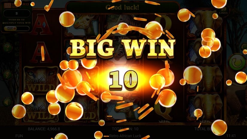 African Luck slot screen 4