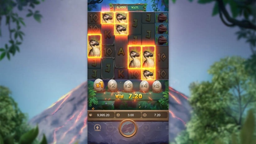 Jurassic Kingdom slot screen 2