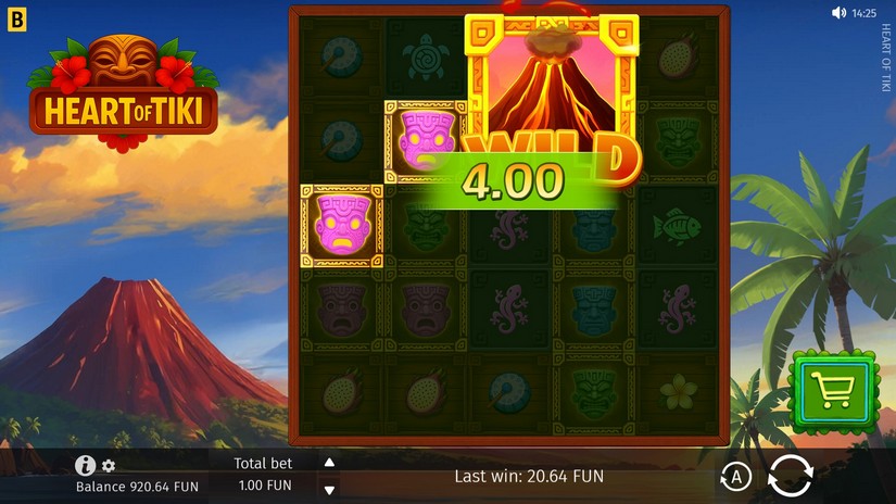 Heart of Tiki slot screen 5