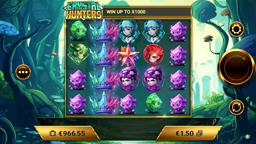 Crystal Hunters slot screen 3