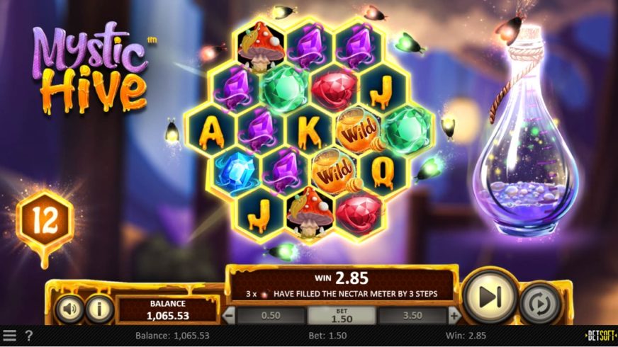 Mystic Hive slot screen 2