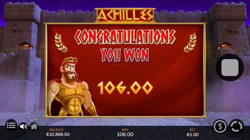 Achilles slot screen 7