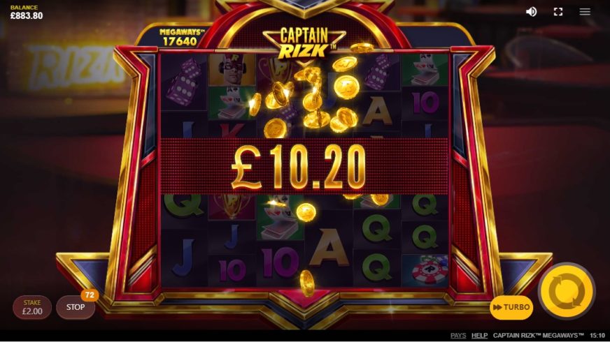 Captain Rizk Megaways slot screen 3