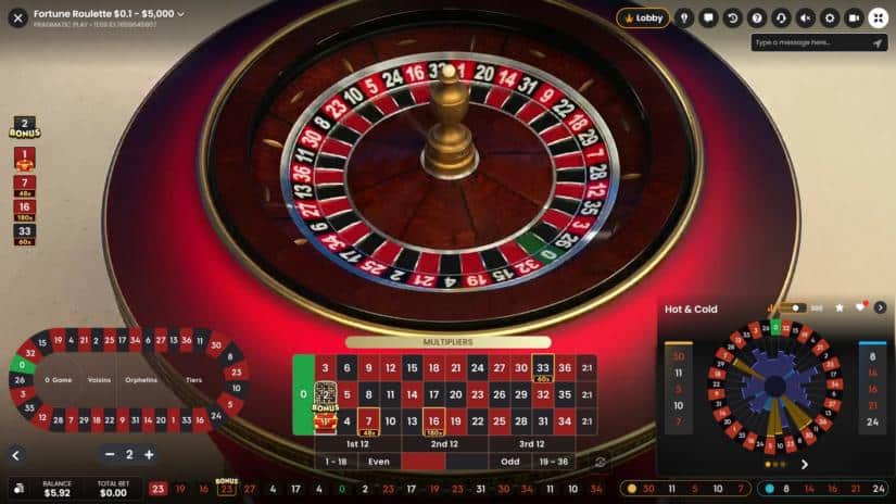 Fortune Roulette slot screen 1