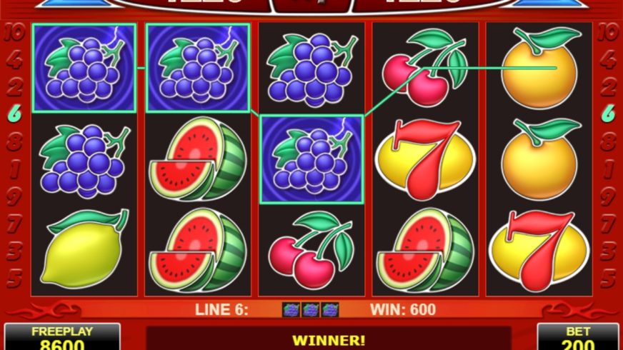 Lightning Hot slot screen 1