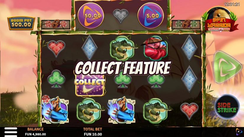 Spin Warrior Boom Pot slot screen 2