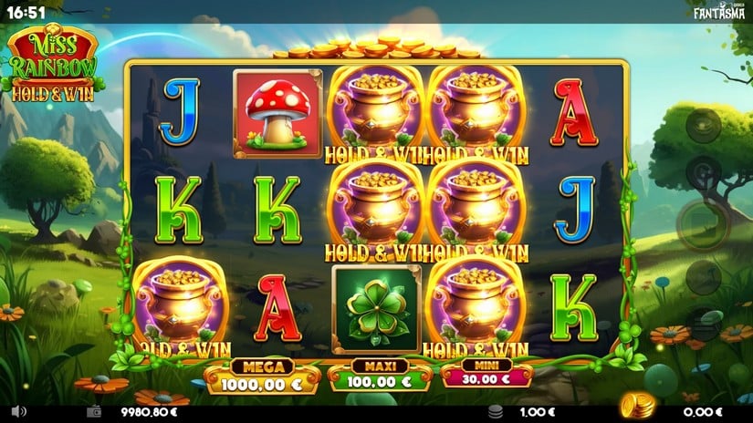 Miss Rainbow: Hold & Win slot screen 2