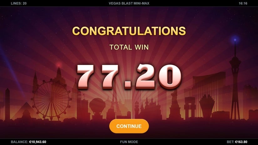 Vegas Blast Mini-Max slot screen 5