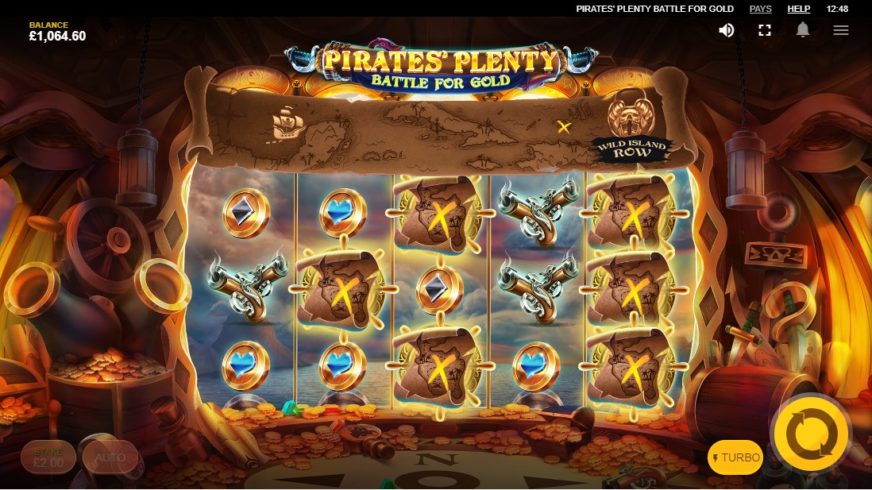 Pirates’ Plenty Battle For Gold slot screen 3