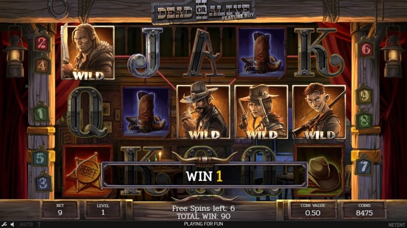 Dead or Alive 2 Feature Buy slot screen 5