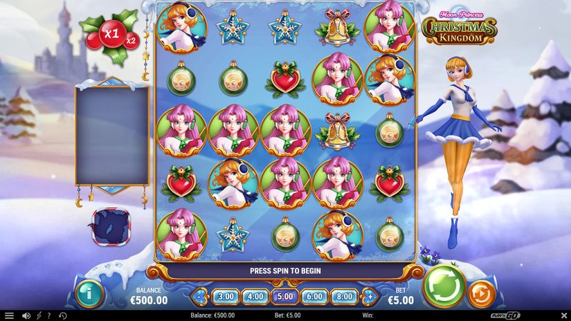Moon Princess Christmas Kingdom slot screen 1