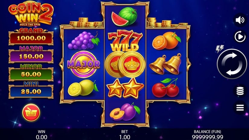 Coin Win 2: Hold the Spin slot screen 1