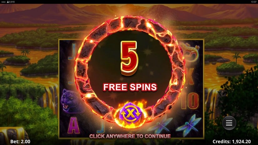 Action Boost Amber Island slot screen 3