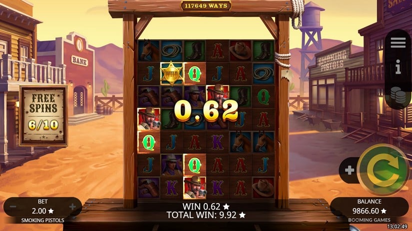 Smoking Pistols slot screen 5