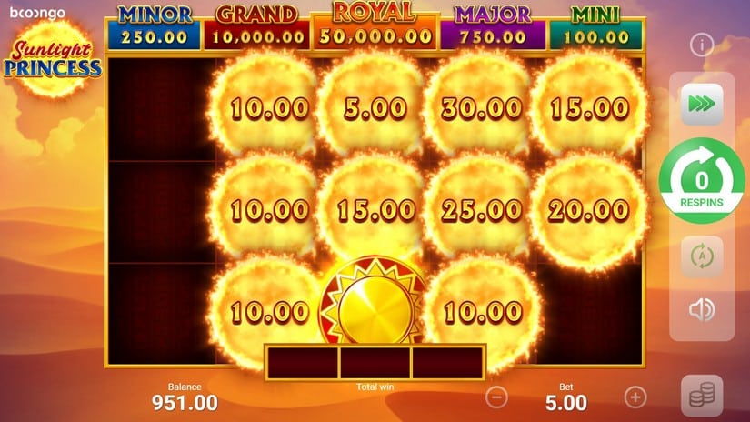 Sunlight Princess slot screen 4
