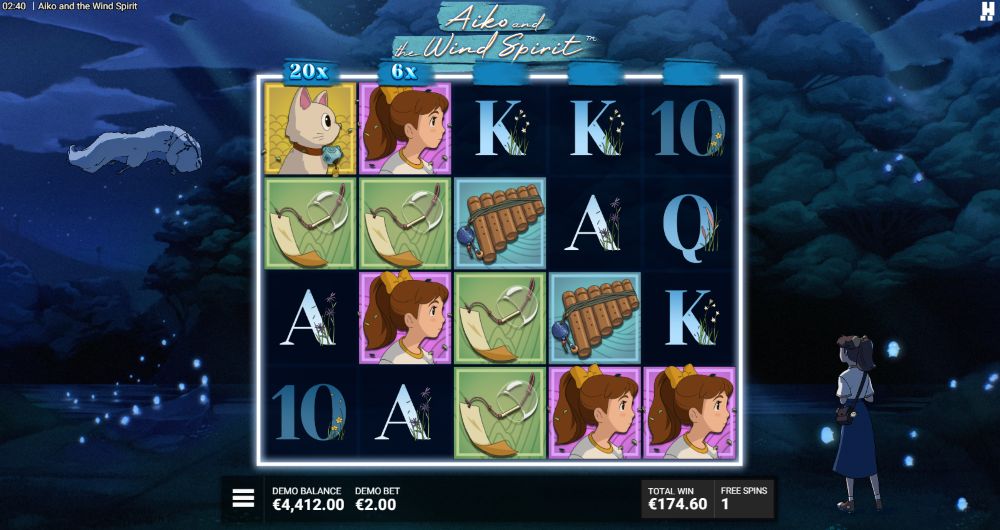 Aiko and the Wind Spirit slot demo