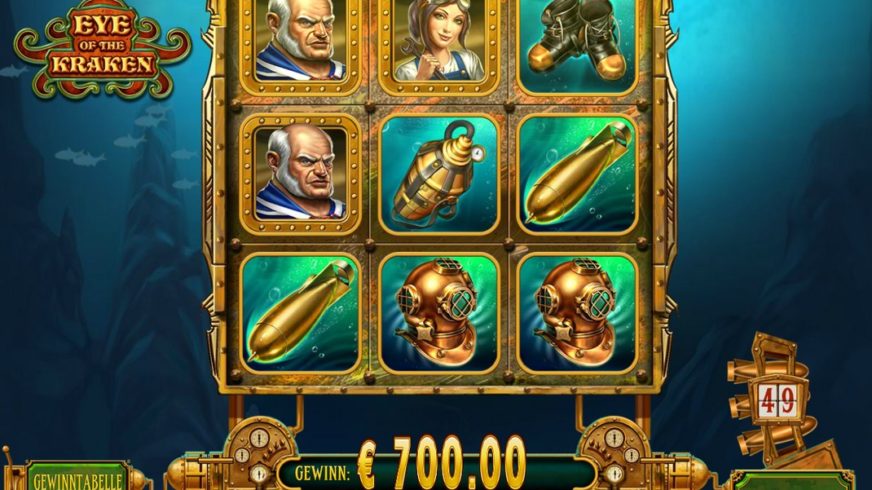 Eye of The Kraken slot screen 1