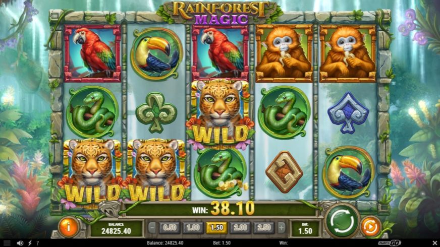 Rainforest Magic slot screen 3