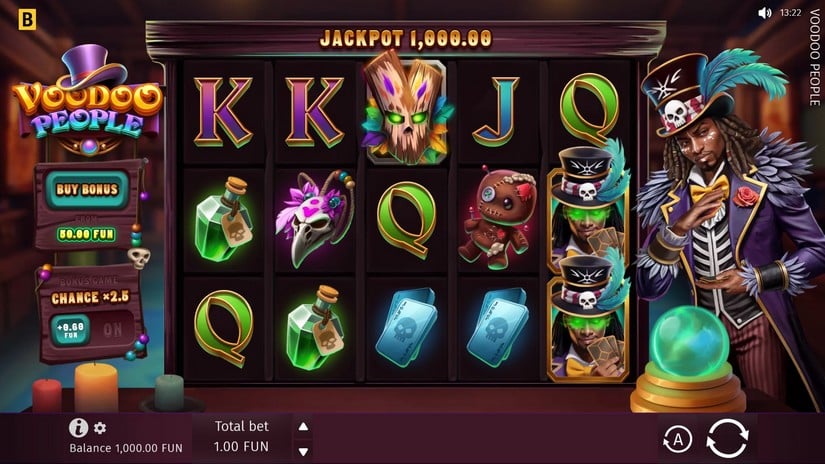 Voodoo People slot screen 1