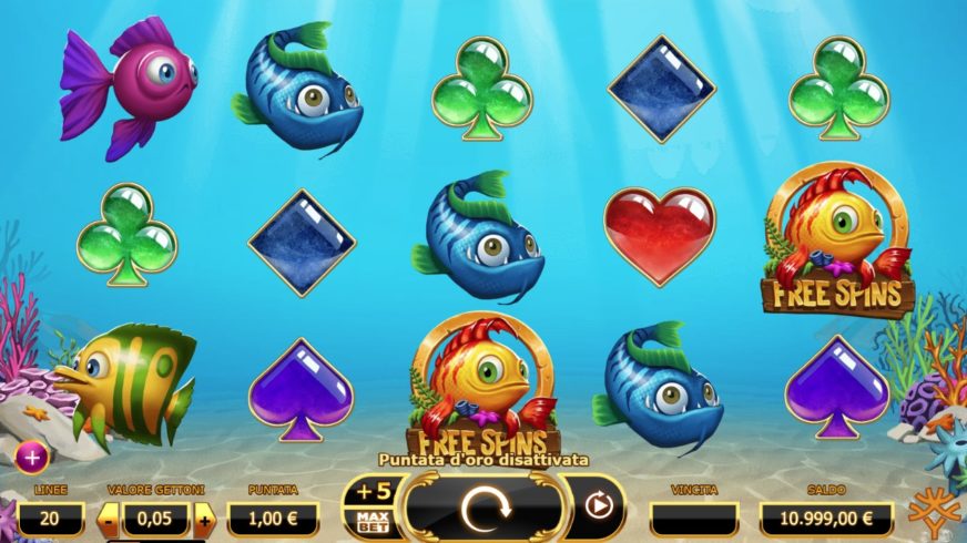 Golden Fish Tank slot screen 3
