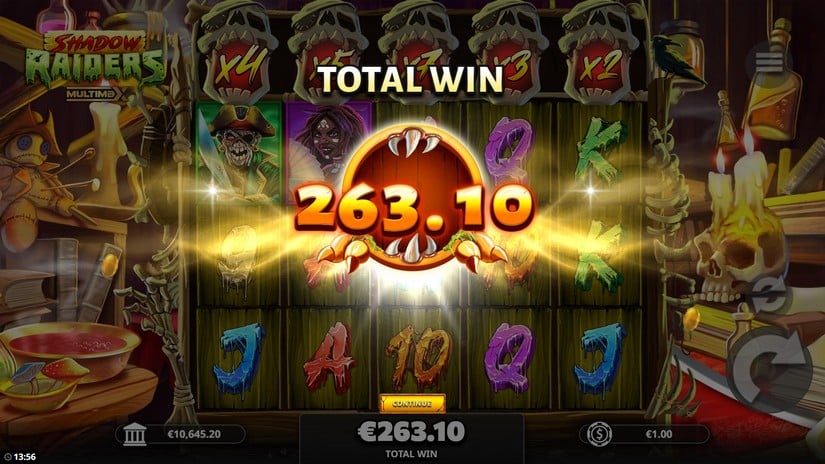 Shadow Raiders MultiMax slot screen 7