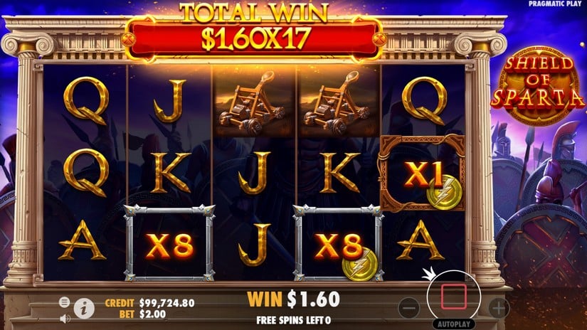 Shield of Sparta slot screen 7
